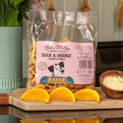 Betty Miller Grain Free Duck & Orange bones