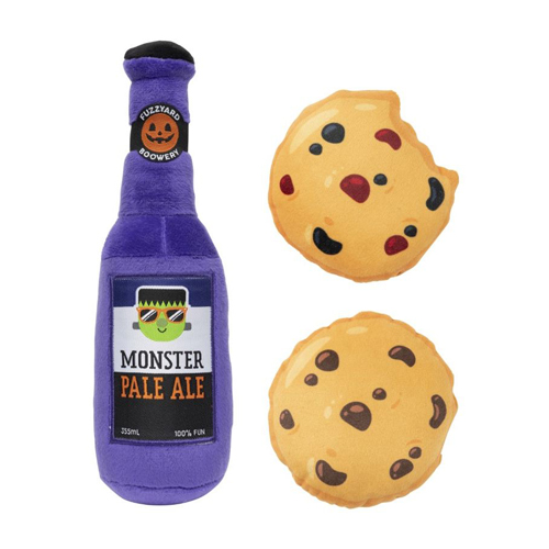 Fuzzyard Halloween Toy – Monster Pale Ale & Cookies 3pk